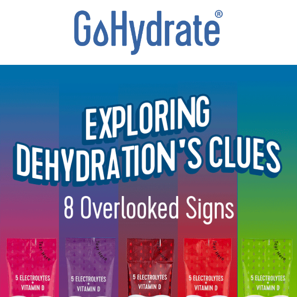8 Lesser-Known Signs of Dehydration