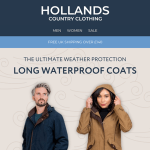 Classic and Modern Long Waterproofs 🌧️