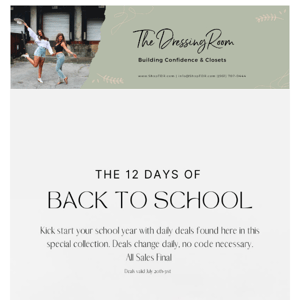 12 Days of Back to School Day 1 Deals!