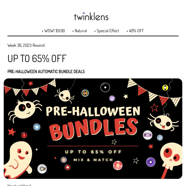 💀 Up to 65% OFF with Pre-Halloween Automatic Bundles