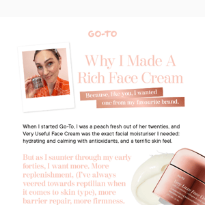Zo Here! Let’s Talk About This Phenomenal Face Cream.