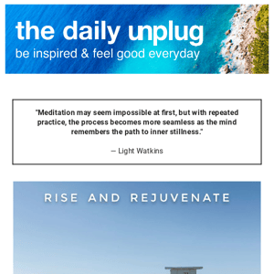☀️The Daily Unplug: Rise & Shine