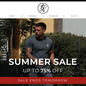 Sale Ends Tomorrow | Shop Up To 75% OFF