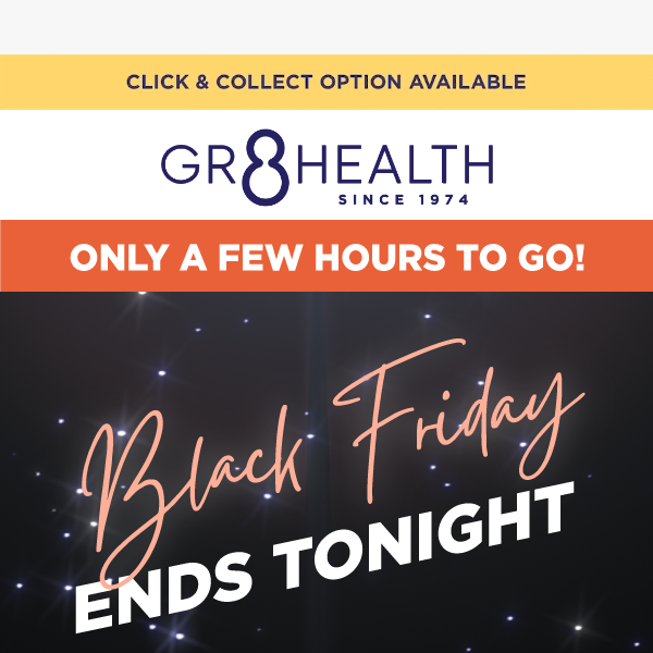 Black Friday Sale 📣 Only a Few Hours to Go!