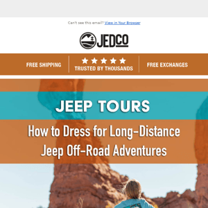 Off-road Jeep Long-Distance Adventures: What to Wear