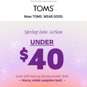 Hurry! Styles under $40 🙌