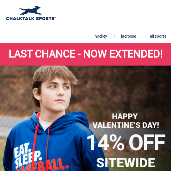 Last Chance! 14% Off Site-wide