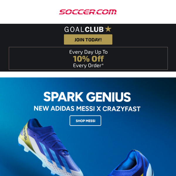 🔥 ⚽️ Get It Here First: New Messi adidas Spark Genius X CrazyFast