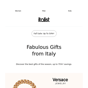 Thinking Gifts? italist has the best, direct from Italy 🇮🇹