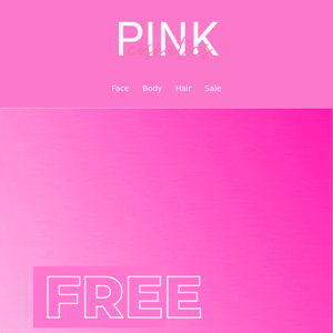 STARTS NOW: Free delivery on top of Discounts on all Pink Cosmetics Orders!