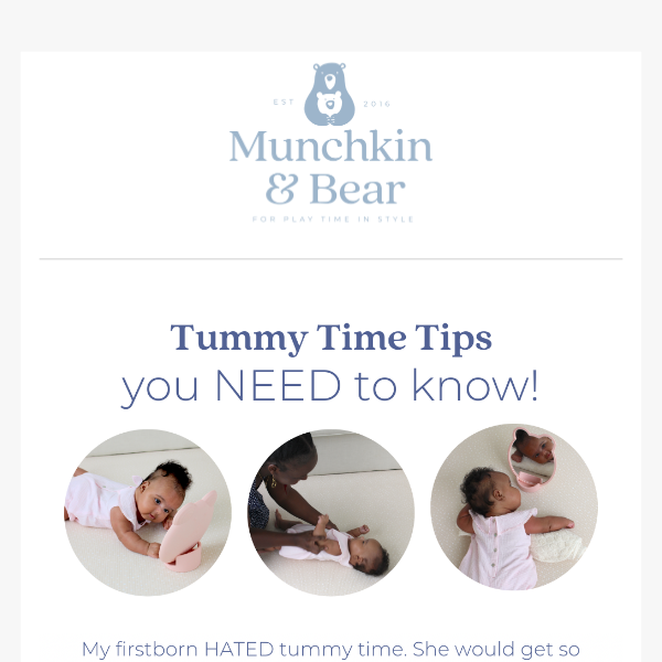 Tummy Time TIPS You Need To Know!