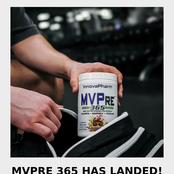 🤯 BRAND NEW! MVPRE 365 Pre-Workout Has Landed!