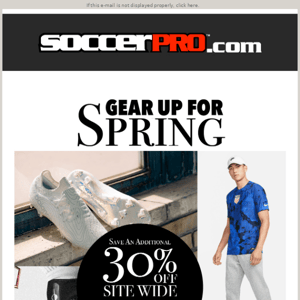 Gear Up For Spring With Up To 65% Off Select Footwear For Limited Time