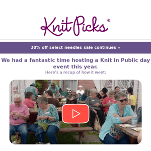 What's Knit in Public day really like?