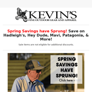 Spring Savings have Sprung!