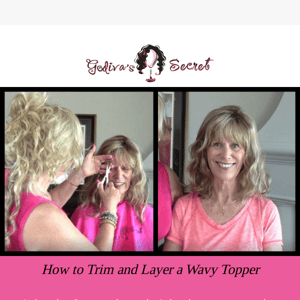 Monday Wig Video- It's Our Newest "How to" - Godiva's Secret Wigs