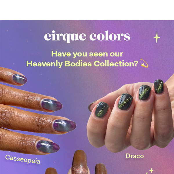 Loving these 70s glamour vibes with C'est Chic by Cirque Colors