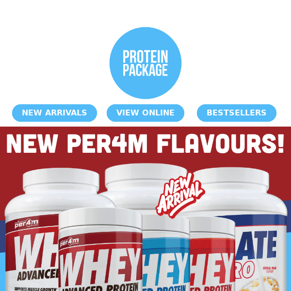 New PER4M Flavours + CBUM Hydration! 😋