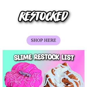 NEW SLIME, JUST DROPPED!👀🔥& selling FAST....