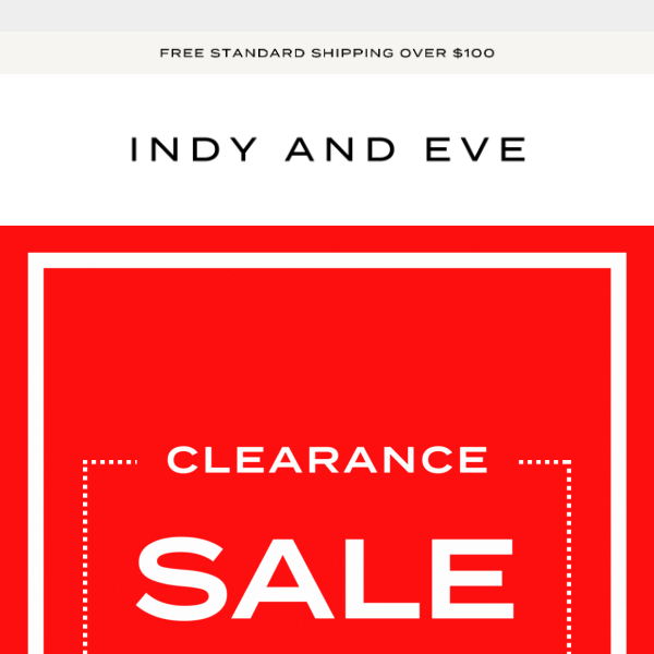 HUGE END OF SEASON SITEWIDE CLEARANCE STARTS NOW! 💸