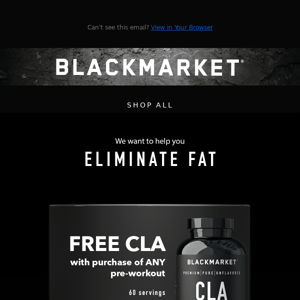 Black Market Labs, THIS will help you DISINTEGRATE that winter weight.