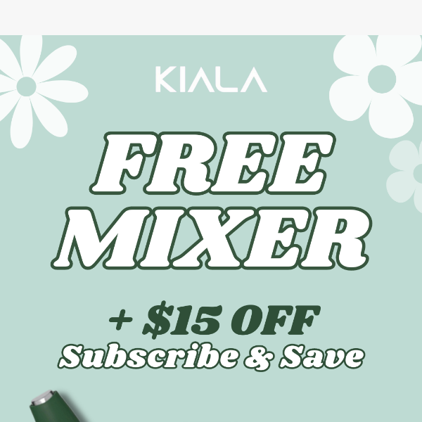 FREE MIXER + $15 OFF 😱🙊