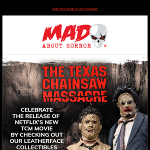 🔥SHOP TEXAS CHAINSAW MASSACRE MERCH TODAY! 🔨🧟‍♂️