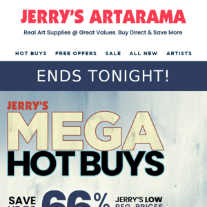 Ends Tonight - MEGA Hot Buys 🔥 Plus Doorbuster Deals