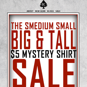 $5 Mystery Shirt Sale! - Act Fast!