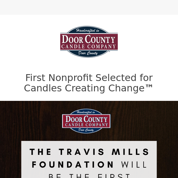 🇺🇸 Announcing Our First Candles Creating Change Nonprofit 🇺🇸