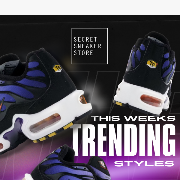 Trending Now 🔥 Check this weeks most popular sneaker picks 👀