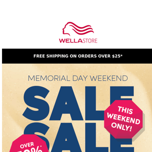 Memorial Day Savings! Over 50% in savings