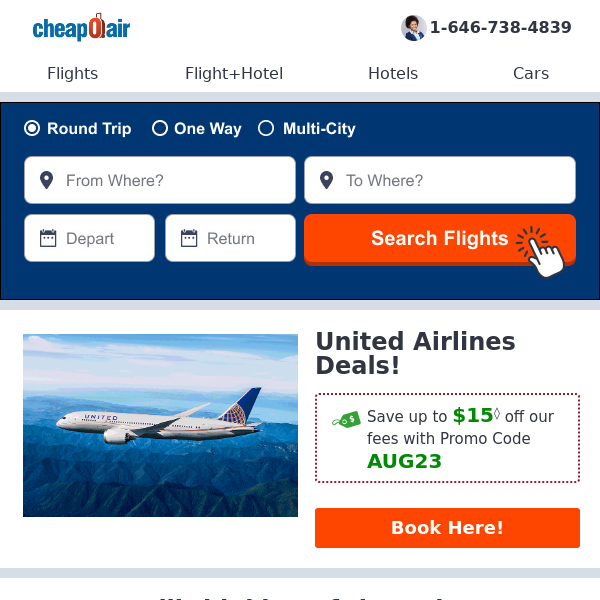 United Airlines Deals: Fly from $56.99! - One Travel