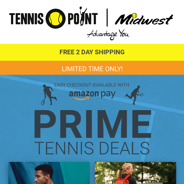 🎾Prime Tennis Deals Start TODAY!🎾