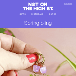 Dreamy spring-inspired jewellery