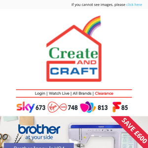 Create & Craft, join Brother for the brand new Innov-Is VQ4!