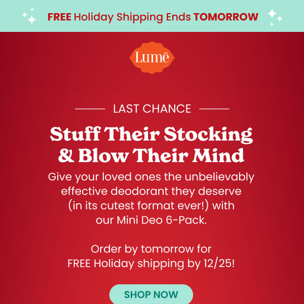 Last Chance: Stocking Stuffers Shipped FREE