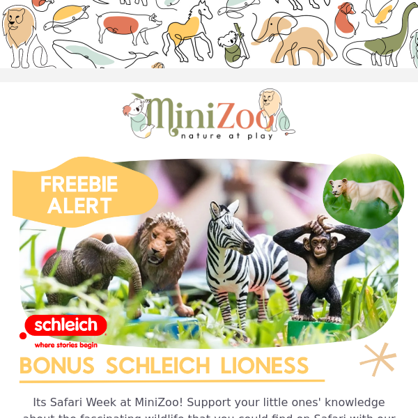 FREE Schleich Lioness For Safari Week 🦁