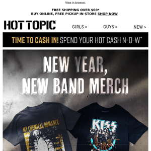 New year 📅 new band tees 👕