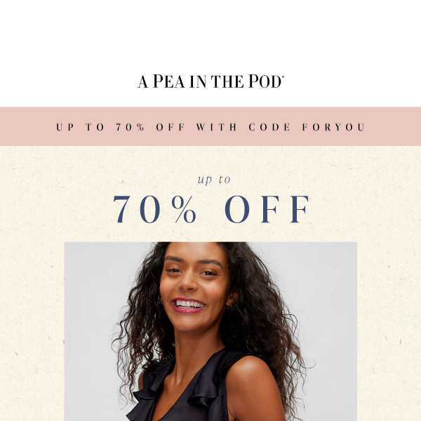 Designer Staples Up to 70% Off