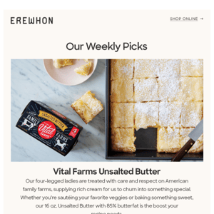 Erewhon's Weekly Picks