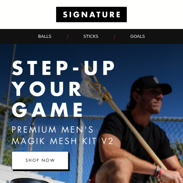 Step Up Your Game with the Signature Premium Men's Magik Mesh Kit v2