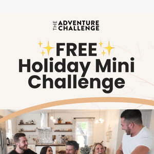 FREE HOLIDAY MINI CHALLENGE!