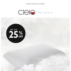 The Pillow Sale | Save up to 25%