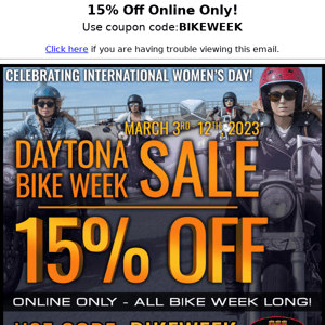 😎 Shop & Save Today with code: BIKEWEEK