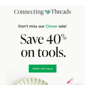 40% off tools! For a limited time