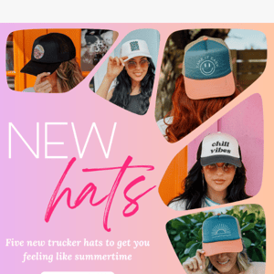 ✨ NEW TRUCKER HATS ✨ (that means run)