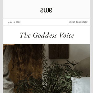 The Goddess Voice: Building your sanctuary