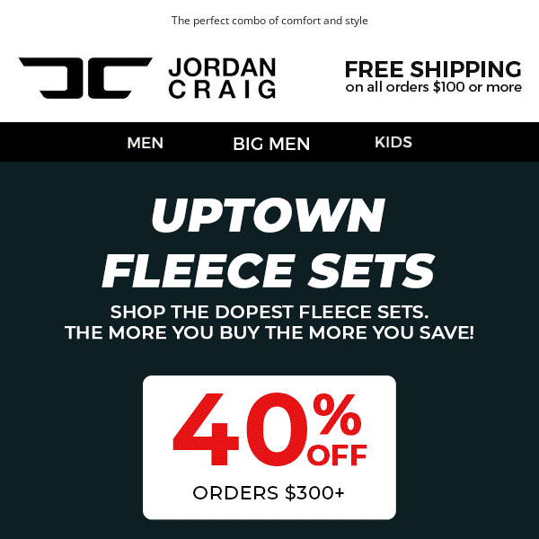 📣Let’s Go! 40% OFF Uptown Fleece Sets!