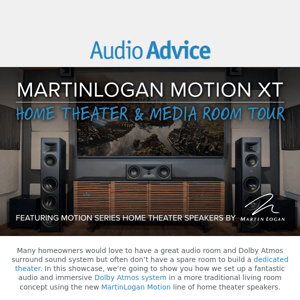 🚨NEW Home Theater Tour: MartinLogan Motion XT Media Room Setup
